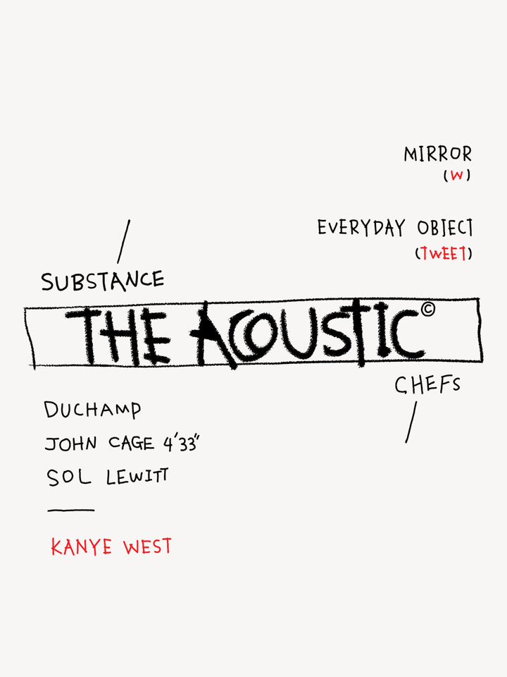 a kanye inspired mirror