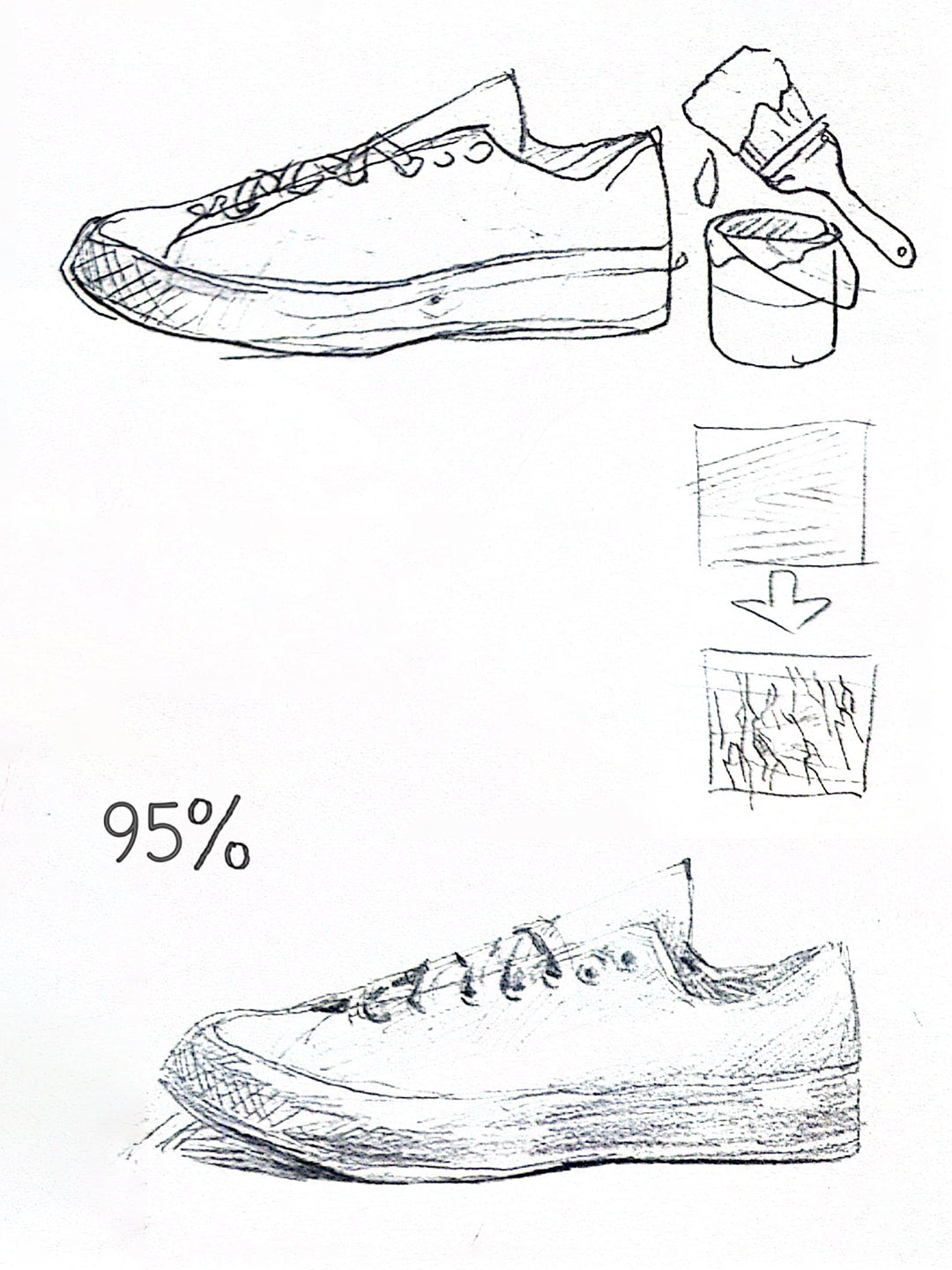 a margiela inspired sneaker