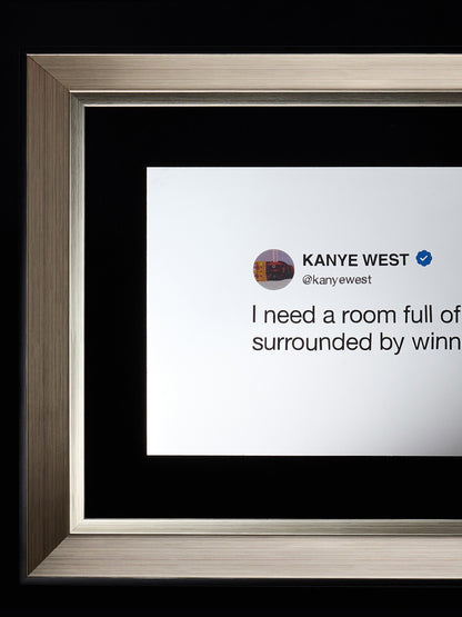 a kanye inspired mirror