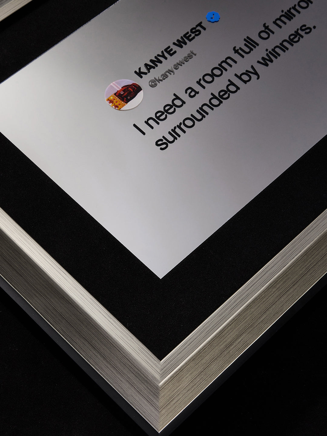 a kanye inspired mirror